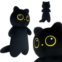 XL MASKOTKA PRZYTULANKA KOT KOTEK CZARNY 60 CM