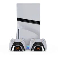 YAXO Podstawka chłodząca i ładująca ARCTIC BREEZE NE do PS5 3in1 Alpine White