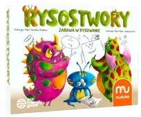 Zabawa w rysowamie Muduko RYSOSTWORY, gra planszowa