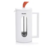 Zaparzacz French Press 800 Ml Biały Pomarańczowy Do Kawy KNOBB DUKA