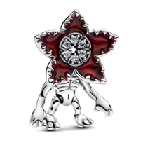 Zawieszka Charms SREBRO 925 Koralik Stranger Things Demogorgon