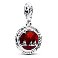 Zawieszka Charms SREBRO 925 Koralik Stranger Things Nocna Wyprawa Rowerami