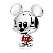 Zawieszka SREBRO 925 Charms koralik Disney Myszka Mickey Miki