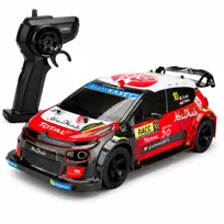 Zdalnie Sterowany Samochód Rajdowy z Pilotem Maxlife Fast Gearz Citroën C3 WRC RC 1:10 Akumulator 500 mAh