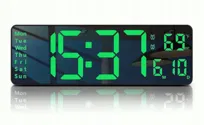 ZEGAR CYFROWY LED DUŻY CZYTELNY WYŚWIETLACZ BUDZIK ALARM TEMPERATURA