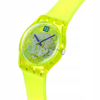 Zegarek Swatch LUMINOUSLY LEMON Zółty SO28J103 Unisex Nowy Swatch