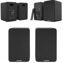 Zestaw 2 szt. głośników półkowych czarnych RMS 50 W Blaupunkt BS50BK