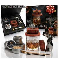Zestaw Do Wędzenia Whisky Smoker Beczka Prezent Dla Faceta 11W1 + E-Book