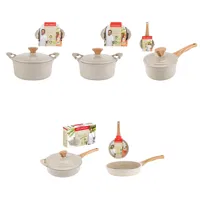 Zestaw garnków i patelni Florina Oslo 5 el. 18-28 cm ceramiczne indukcja