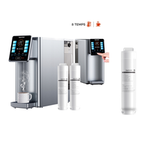 Zestaw Hydrofast W100 oczyszczacz wody na blat 8 temperatur + filtr wymienny HF03 4-w-1 z węglem aktywnym