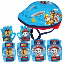 Zestaw Kask Psi Patrol Ochraniacze Na Łokcie Kolana Rękawiczki Chase Rower