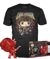 Zestaw koszulka figurka Funko POP! Tees Stranger Things Eddie T-shirt M Ex Funko