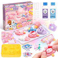 ZESTAW KREATYWNY DO robienia TWORZENIA GNIOTKÓW antystresowe SQUISHY DIY