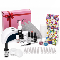 Zestaw startowy do akrylożelu NTN Premium Limited Edition + akrylożel + dry top