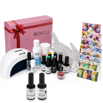 Zestaw startowy do manicure hybrydowego NTN Premium Limited Edition + baza i top