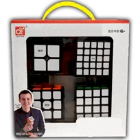 Zestaw Szybkich Kostek Qiyi Kostka 2X2 3X3 4X4 5X5 Idealny Na Prezent + Algorytmy logiczna