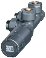 Zestaw termostatyczny kątowy Luxrad DUO-PLEX PRAWY 3/4
