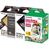 Zestaw wkładów Fujifilm Instax MINI Contact Mono Black Glossy 50 zdjęć