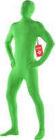 Zielony kostium second skin XL 178-188 cm na Halloween karnawał