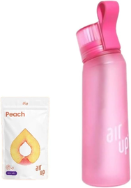 AIR UP Oryginalna butelka na wodę 650 ml, 3 strąki + 1 kapsułka w zestawie ( butelka na wodę Shocking Pink 650 ml) - Other