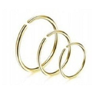 3 PACK Kolczyk Kółko Do Nosa Ucha Continuous Ring EMIGMAT