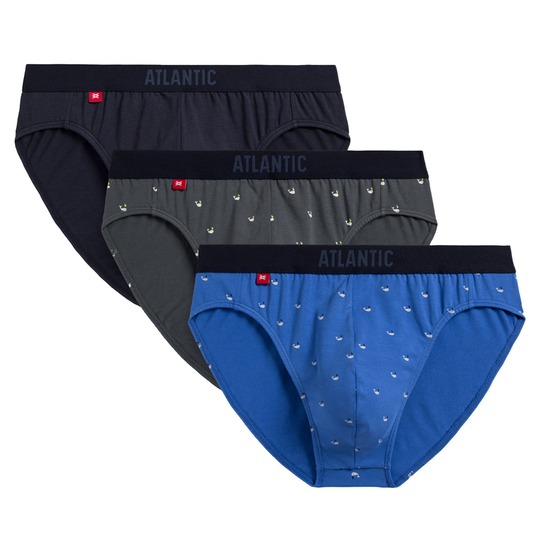 3-pack slipy męskie sport-m Atlantic