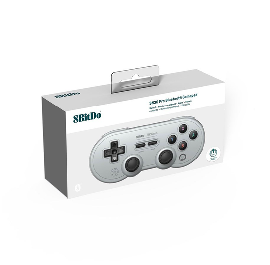 8BitDo SN30 Pro Gamepad HallEd/Gray RET00413 8bitdo