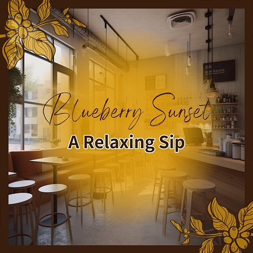 A Relaxing Sip Blueberry Sunset