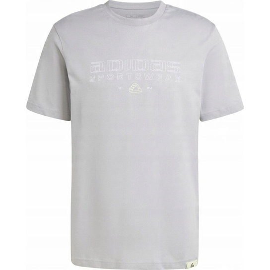 Adidas Koszulka Męska Tech Linear (L / Szary) Adidas