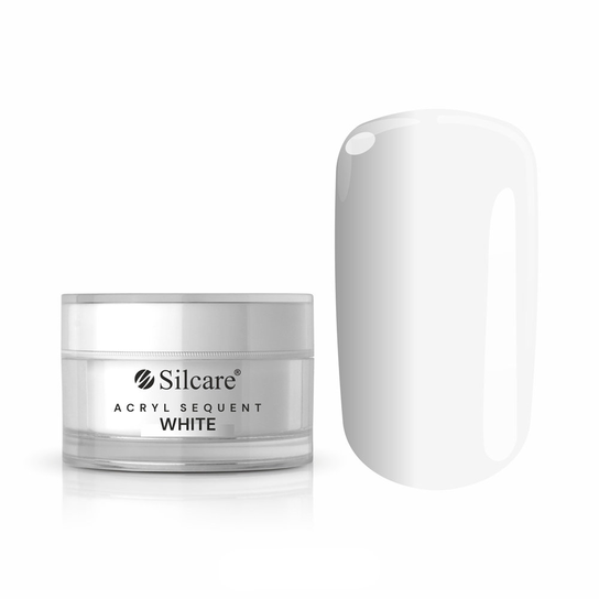Akryl Sequent White 30 g Silcare
