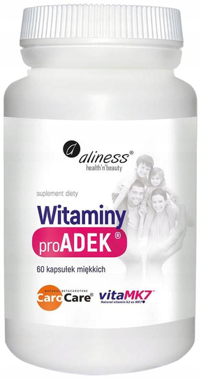 ALINESS ADEK COMPLEX witamina A D E K2 MK-7 Inna marka