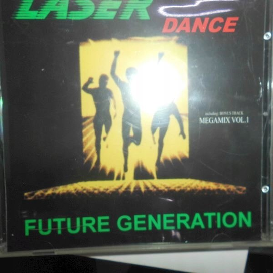 Ambiente future generation around the planet Laserdance