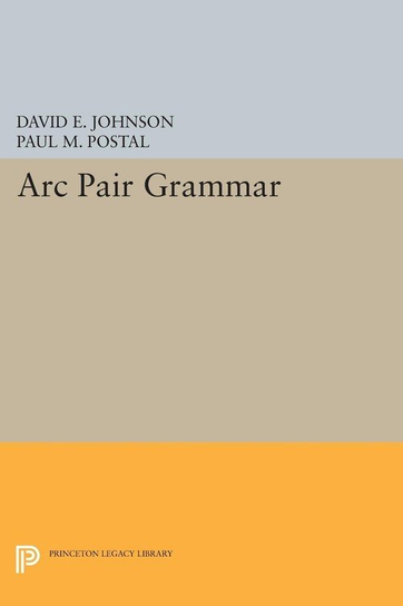 Arc Pair Grammar Johnson David E.