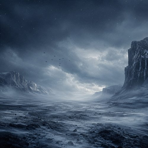 Arctic Endless Reflection Frozen Horizon