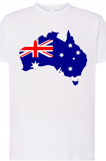Australia Flaga Męski Modny T-shirt Nadruk R.L Inna marka