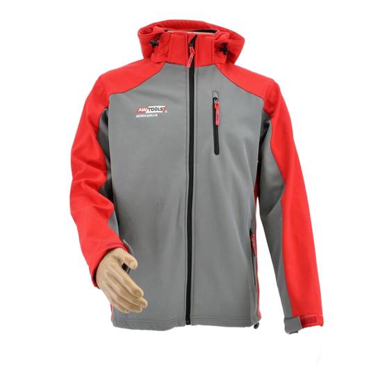 AWTOOLS Męska Kurtka Softshell (L / Szary) AWTOOLS