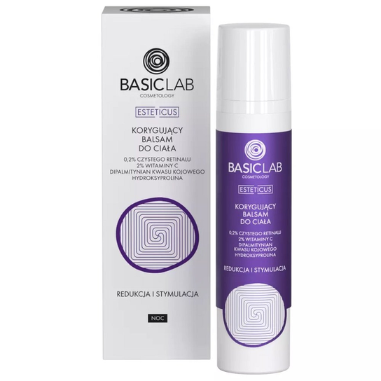Basiclab, Esteticus, Korygujący Balsam Do Ciała, 0.2% Czystego Retinalu, 100 Ml BasicLab