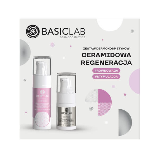 BasicLab zestaw kosmetyków - ceramidowa regeneracja BasicLab