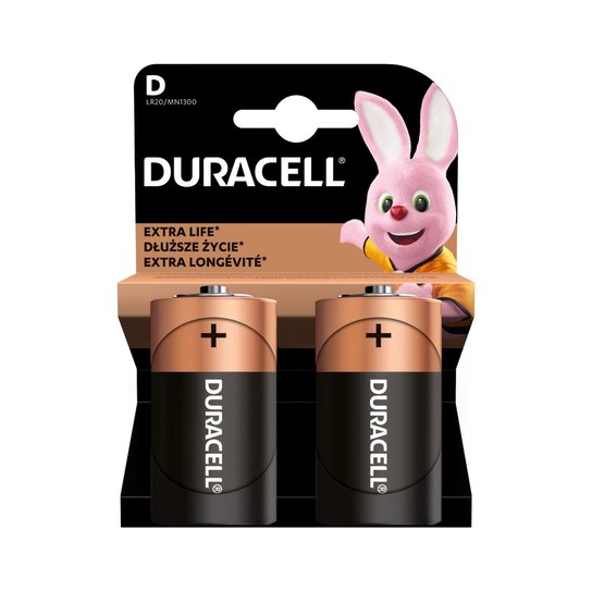 BAT BASIC D 2KP MON NC CE DOA DURACELL Duracell