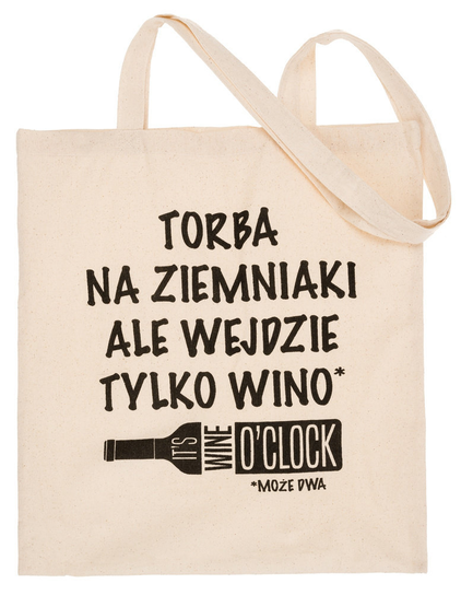 Bawełniana torba typu shopper bag Inna marka