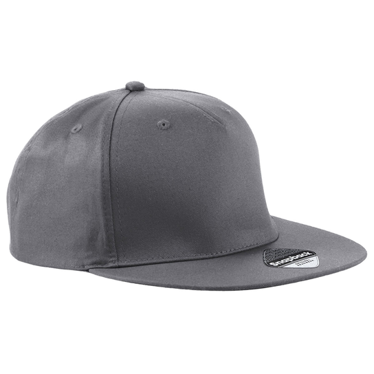 Beechfield 5 Panel Snapback Cap (OS / Popielaty) Beechfield