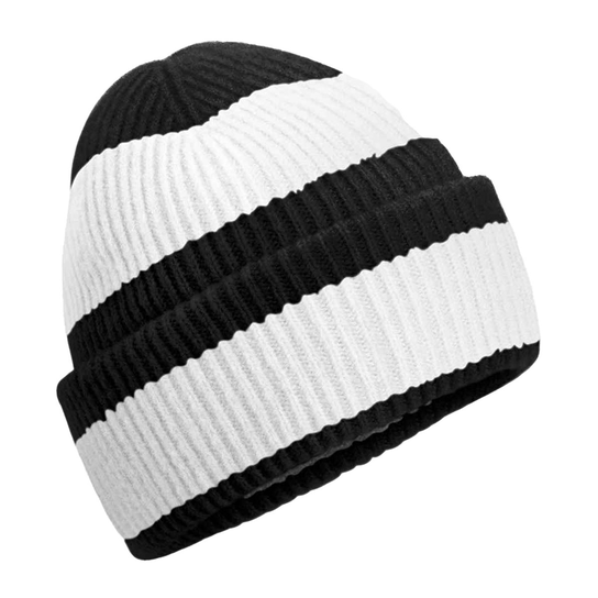 Beechfield Colour Block Beanie (OS / Czarny) Beechfield