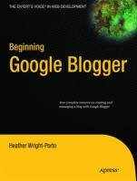 Beginning Google Blogger Wright-Porto Heather