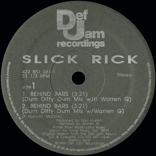 Behind Bars Slick Rick