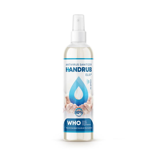 Bezzapachowy Spray do Dezynfekcji Rąk - HANDRUB Elix 75 ml Inna marka