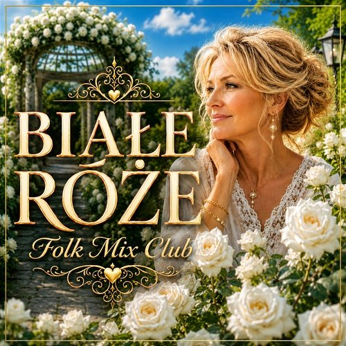 Białe róże Folk Mix Club