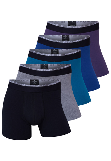 BIELIZNA MĘSKA BOKSERKI CR7 BASIC TRUNK 5-PACK S Inna marka