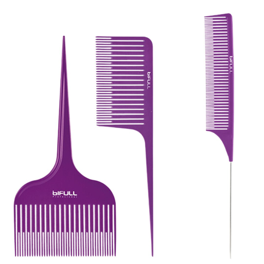 Bifull Balayage Combs Set Violet 3pcs Bifull