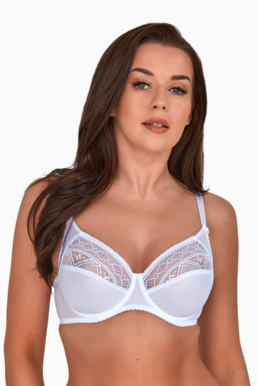 Biustonosz GAIA Soft Nancy 059 miękki biały 65D GAIA