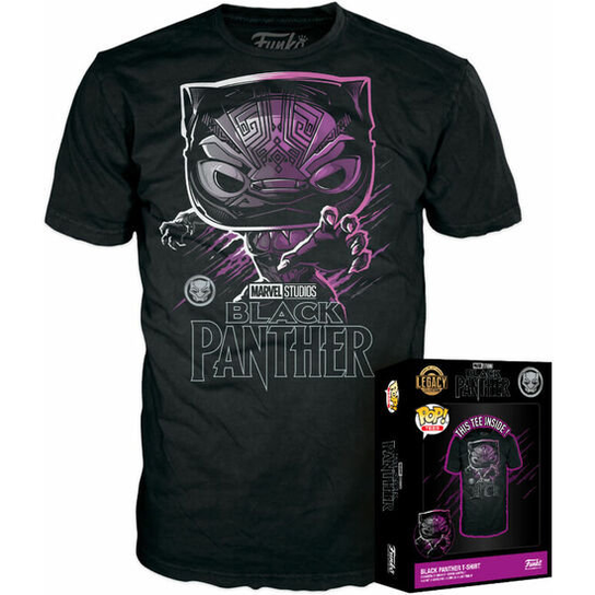 Black Panther Marvel T-Shirt Funko POP!
